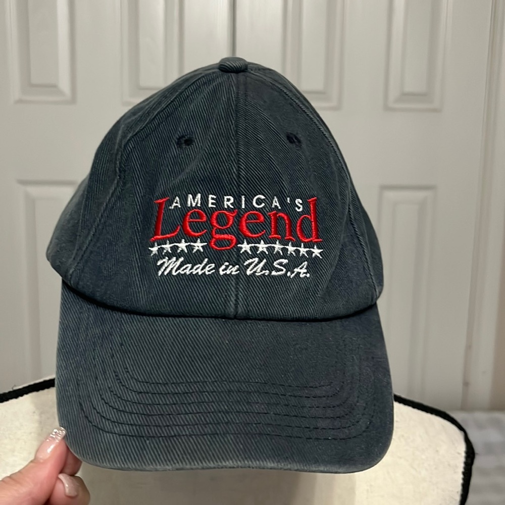 American Legend Made in America blue baseball cap Vintage